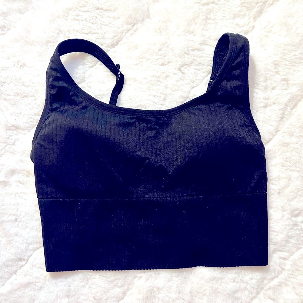 PINK Ribbed Sports Bra